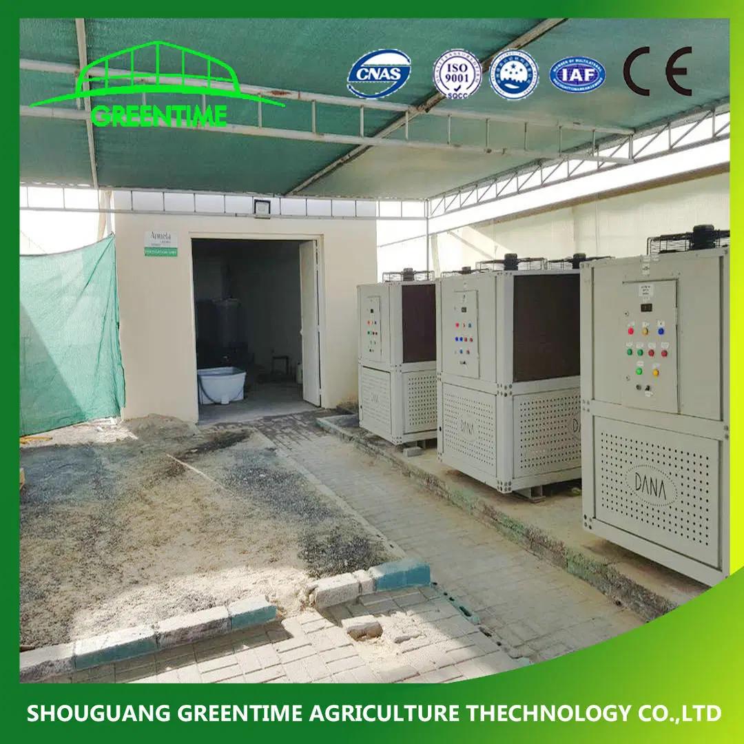 Round Type Polycarbonate Plastic PC Greenhouse for Vegetables/Flowers/Tomato/Cucumber Cultivation with Cooling System