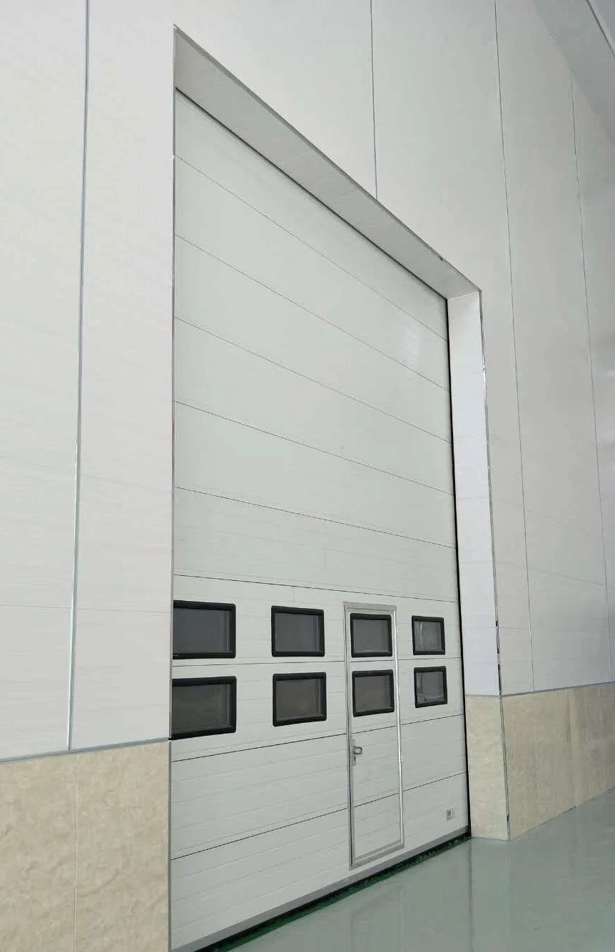 Automatic Large Auto Lift Control Insulated Industrial Finger Protection Sectional Garage Lifting Sliding Gate