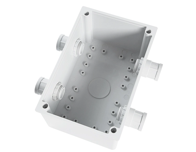 IP67 Weatherproof White Electrical Wiring Protect PVC Adaptable Box