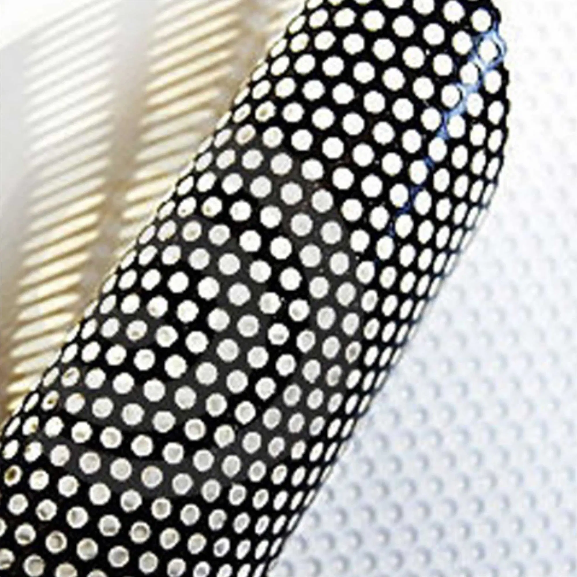 Clear 1.27m Perforated Sticker Semi Removable One Way Vision Promotion Owv