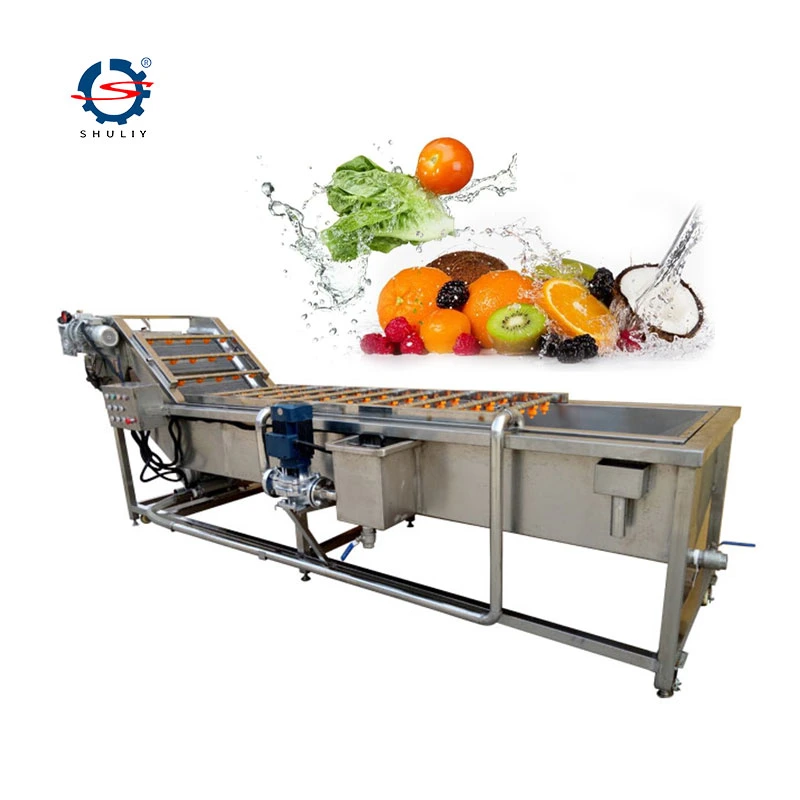 Full Automatic Vegetable and Fruit Cleaning Machine Leafy Vegetable Washing Machine