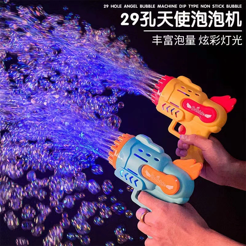 Electric Bubble Machine with Lights Music Cute Pets Summer Outdoor Plaza Gifts for Children&prime; S Day