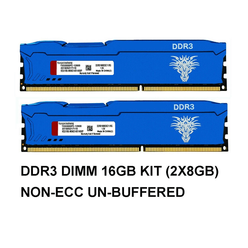 PC Desktop DDR3 4GB 8GB Original RAM 1333MHz 1600MHz PC3-10600 DIMM Computer 240 Pins 1.5V Non Ecc 2rx8