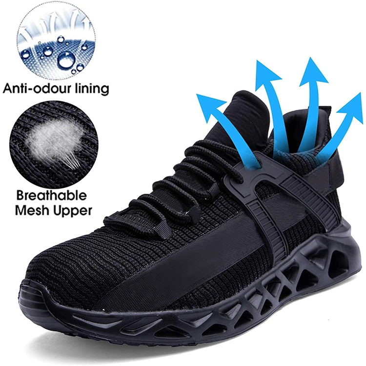 Lightweight Proof Resistant Industrial Construction Steel Toe Safety Shoes