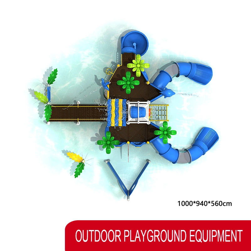 Customized Kids Play Park Plastic Water Outdoor Playground Equipment