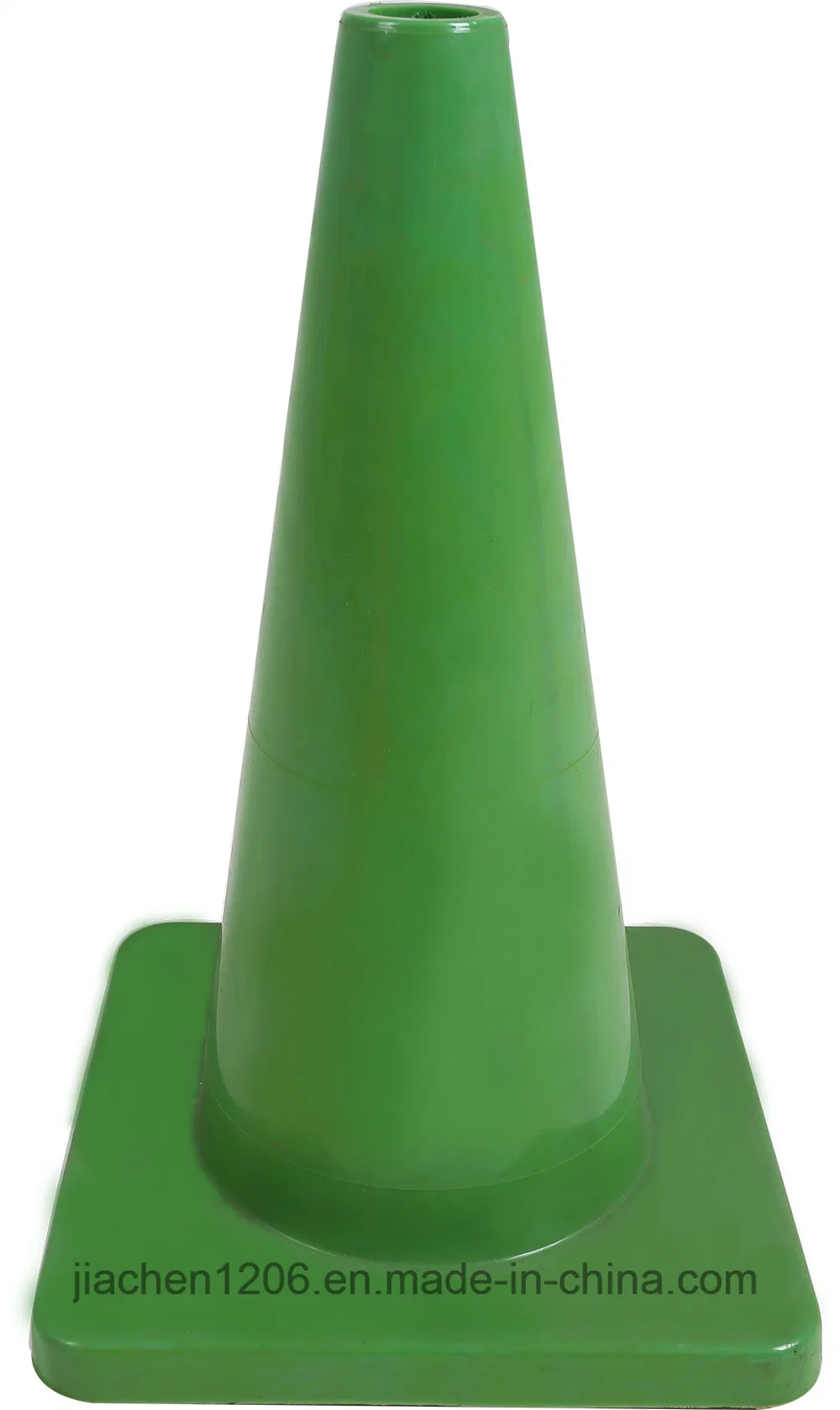 Jiachen 18 Zoll PVC Green Traffic Cone für die Verkehrssicherheit Und Baunutzung