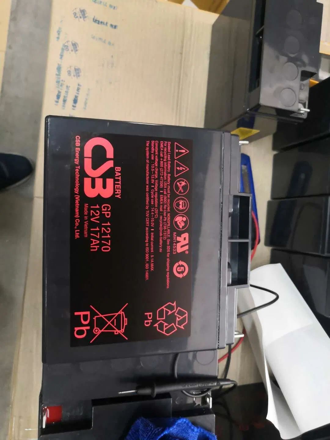 Maintenance Csb Lead-Acid Battery Gp12170 12V17ah