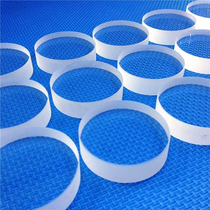 Round Glass Sheet Quartz Glass Sheet Jgs1 High Temperature Resistance, Acid and Alkali Resistance, Ultra-Thin for Optical