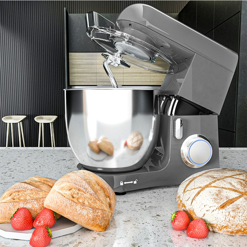 Kitchen 6.5L 7L 8L Stainless Steel Bowl Electric Bread Maker Die-Casting Food Stand Mixer Machine