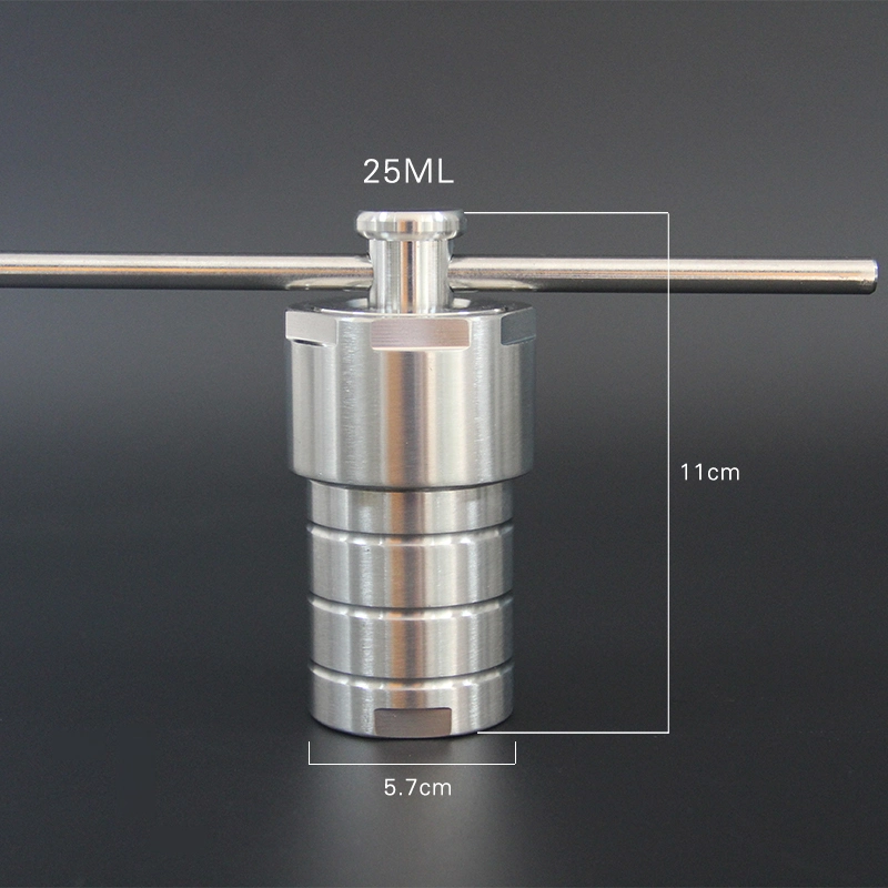 25ml-250ml 304 Stainless Steel High Pressure Vessel-Kettle Hydrothermal Autoclave Reactor with PTFE Chamber Synthesis