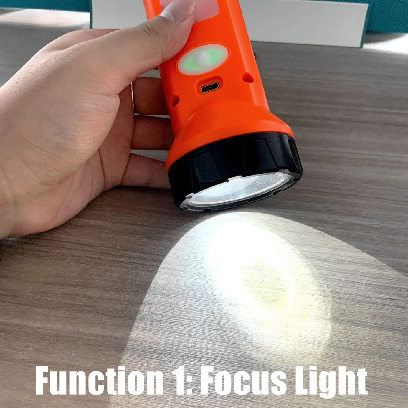 Solar Torch Light New Energy Solar Foucs Light for Indoor and Outdoor