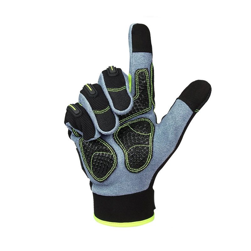 Fabricant de gros doigt plein cuir personnalisé Ride Racing Sports Gants de protection de l'écran tactile