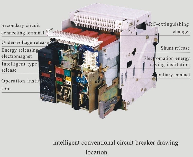 1600AMP 3p Fixed Type Air Circuit Breaker with Ce Certificate