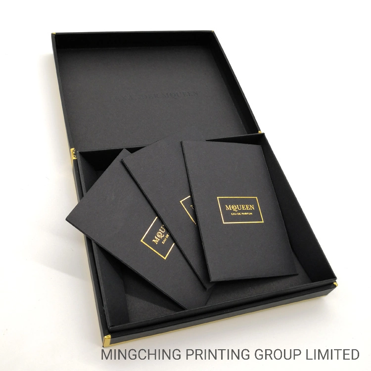 Custom High quality/High cost performance  Matt Black Gift Box for Business Card