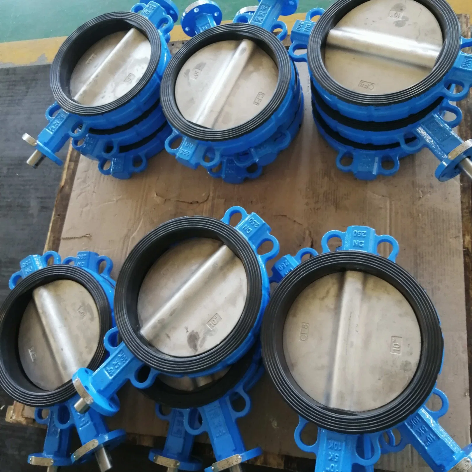 Worm Gear 4 Inch Pancake Wafer Gg25/Ggg50 Cast Iron Butterfly Valve Price List