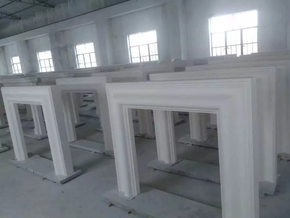 Fabricante profissional Casa decoração Lareira Stone Marble aquecedor Lareira (30-38)