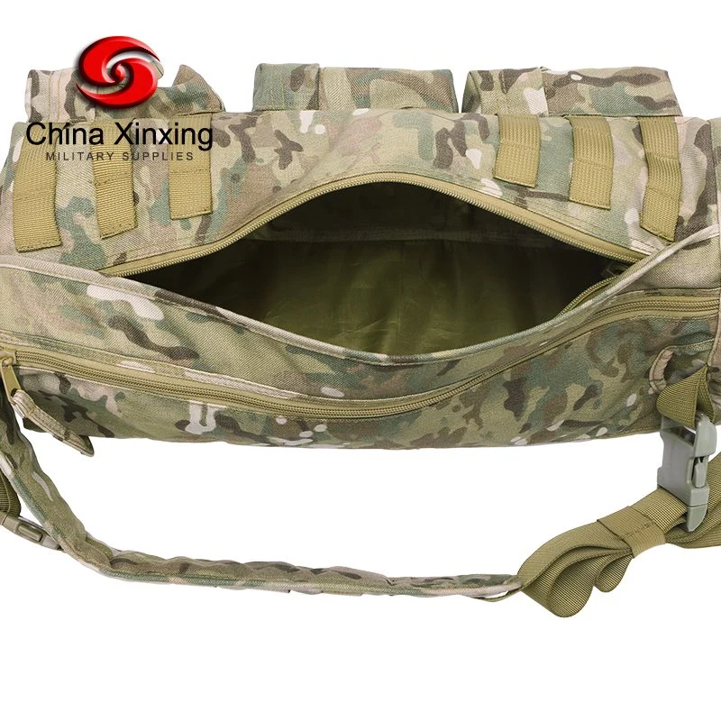 Multicam Triple Vice Pouch Multifunctional Military Sling Bag for Outdoor Camping Hiking