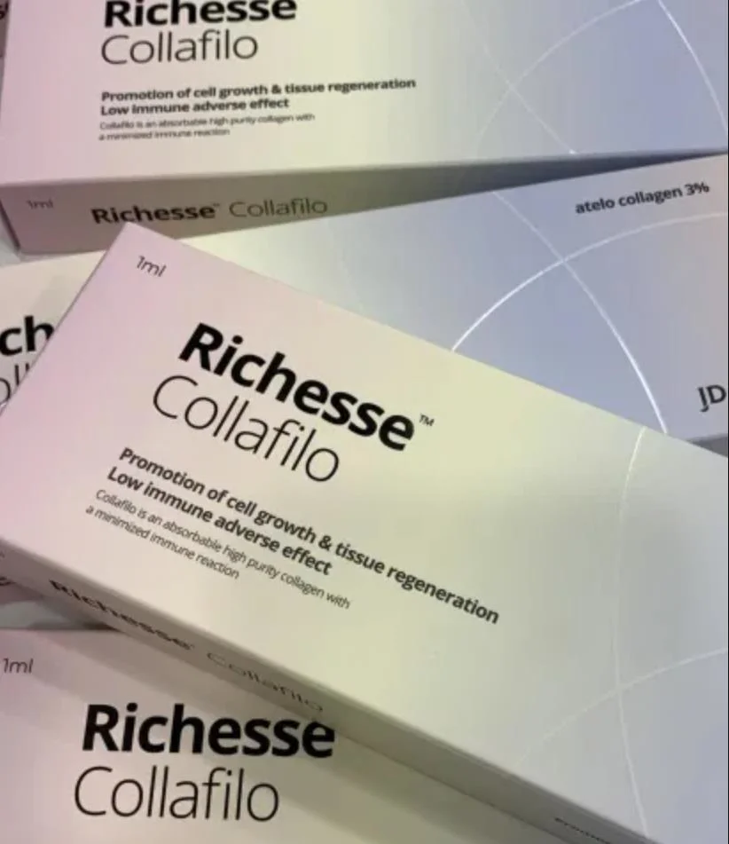 Richesse Collafilo China Skin Whitening Facial Collagen Injection Eyes Around Eye Bag Dark Circle Remove Plla Pcl Filler Ellanse Derma Veil