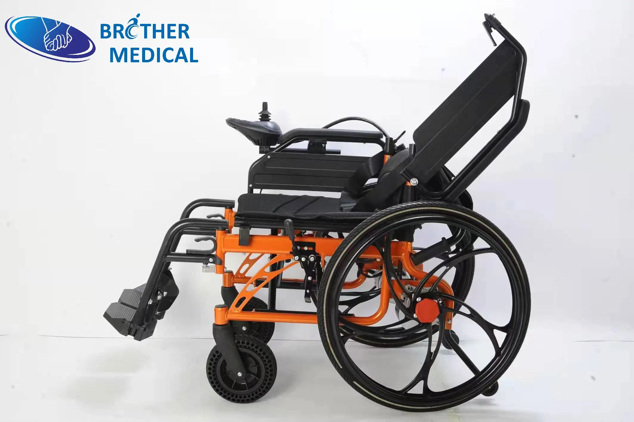 Rehabilitation Therapy Supplies Manual Travel Electric Wheelchair for Disabled