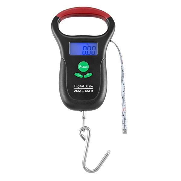 Factory Best Selling Travel Use Digital Hanging Scale with 1 Meter Tape 25/50 Kg