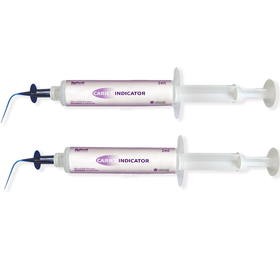 Dental Consumable Material Supply Dental Caries Detection and Indication Glycol-Based Reagent in Syringe or Bottle for Removal of Carious Dentin E