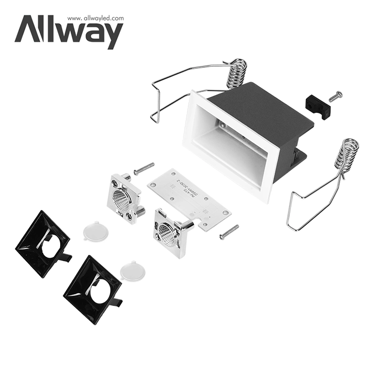Allway Energy Saving Anti Glare Strobe Free Easy Installation في الداخل 2 واط، 4 واط، 10 واط، 20 واط، 30 واط، مصباح LED، شبكة خطية