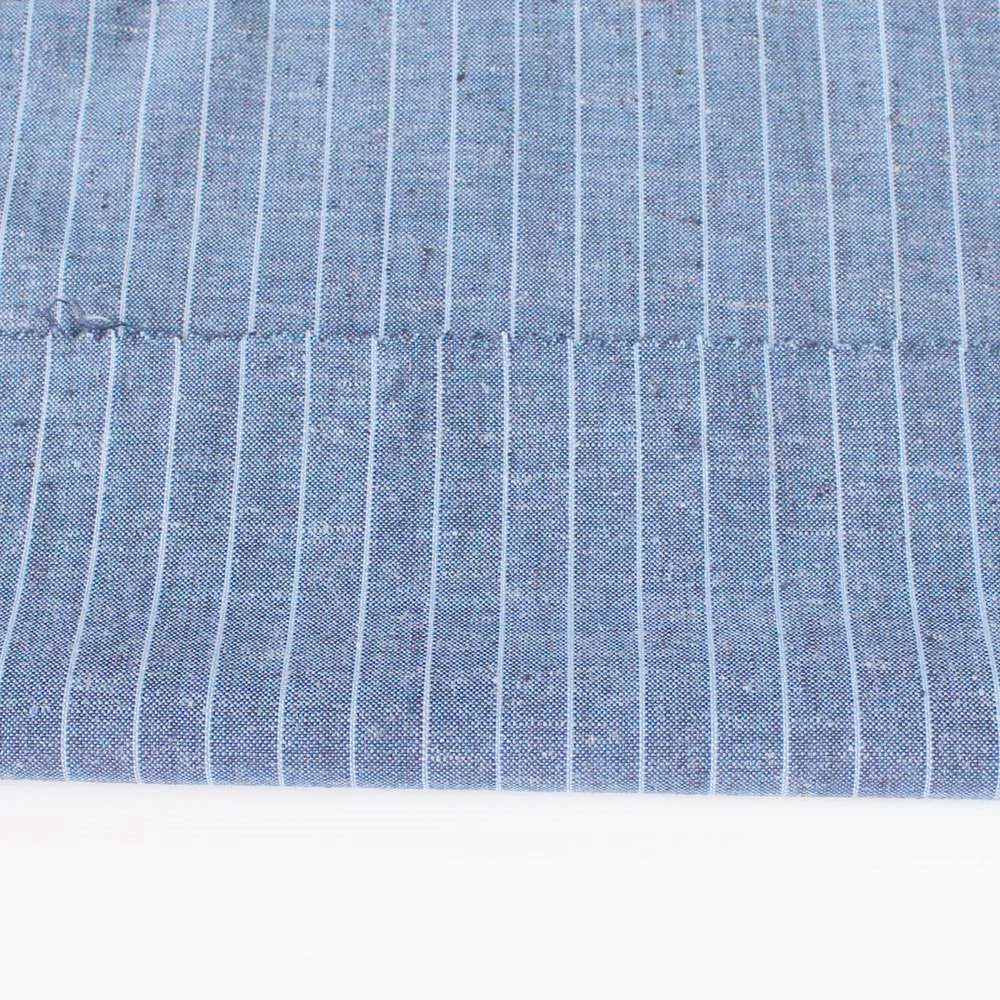 160GSM Yarn Dyed Stripe Linen Polyester Woven Fabric for Shirt