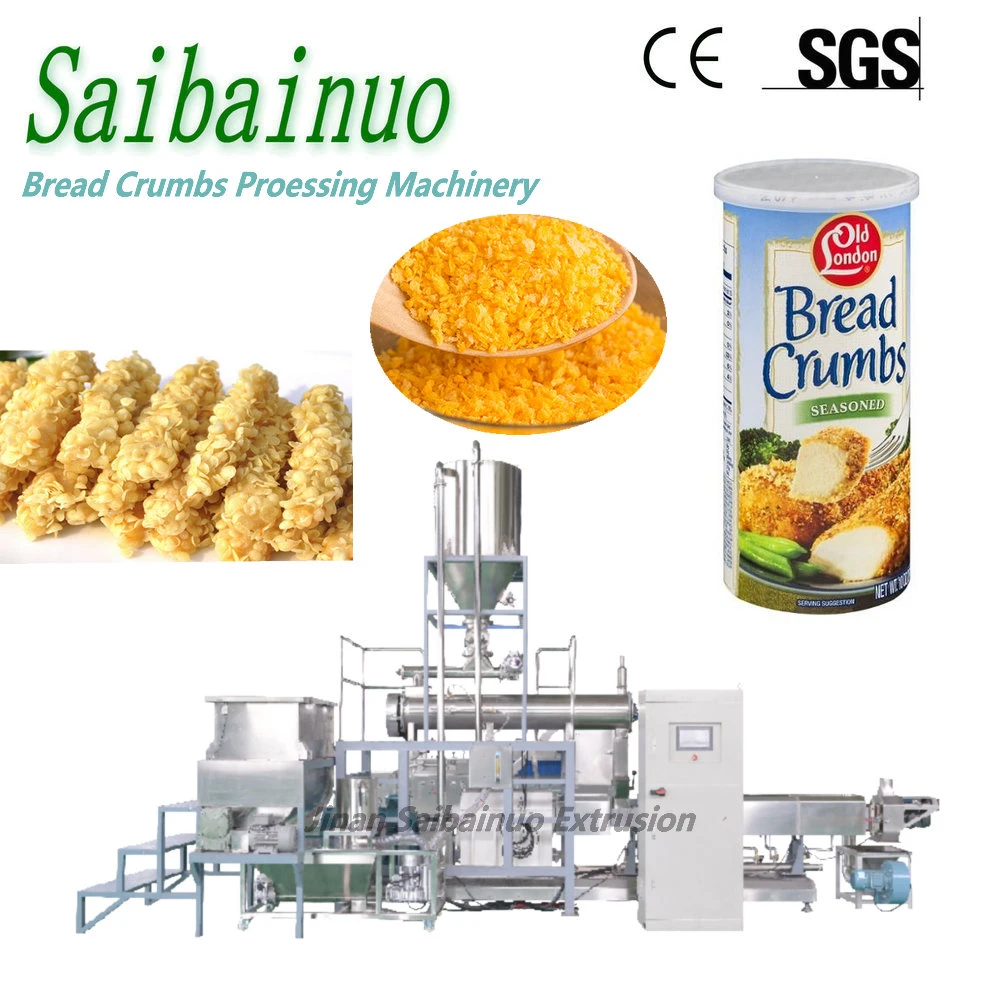 Factory Selling Big Capacity Breadcrumbs Maker Processing Line Extrusion Food Production Plant Industrial Panko Bread Crumbs Making Machine