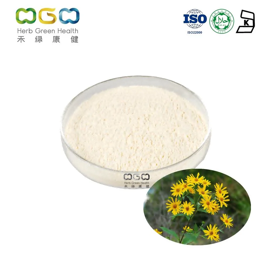 Natural Food Sweeteners Water Soluble Helianthus Tuberosus Root Extract Synanthrin Inulin Nlt 90% Powder