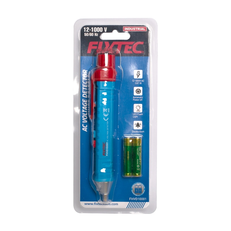 Fixtec Non-Contact AC Voltage Detector ABS Sensitivity Range 12V-1000V AC Smart Tester