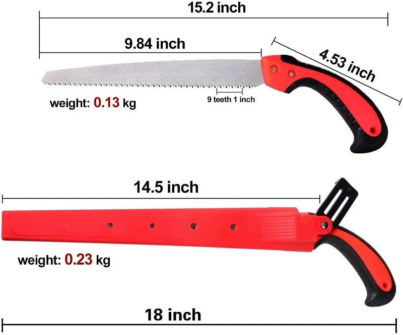 Large Sharp Japanese Blade Trimming Trees Branches Wood Bone PVC Plants Shrubs Smoother Clean Cut Non Slip Handle Pruning Saw