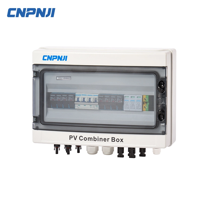 Painel solar DC Solar Combiner Box 1-32 fios PV Combiner Caixa