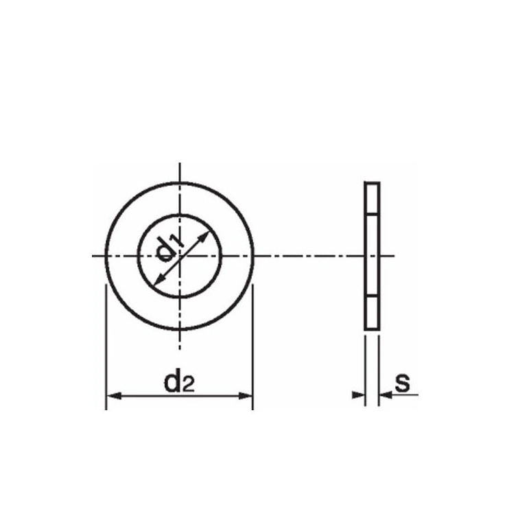 Plain Washer Fastener Carbon Steel DIN 125/DIN 9021 Plain Washer Zinc Plated Flat Washer