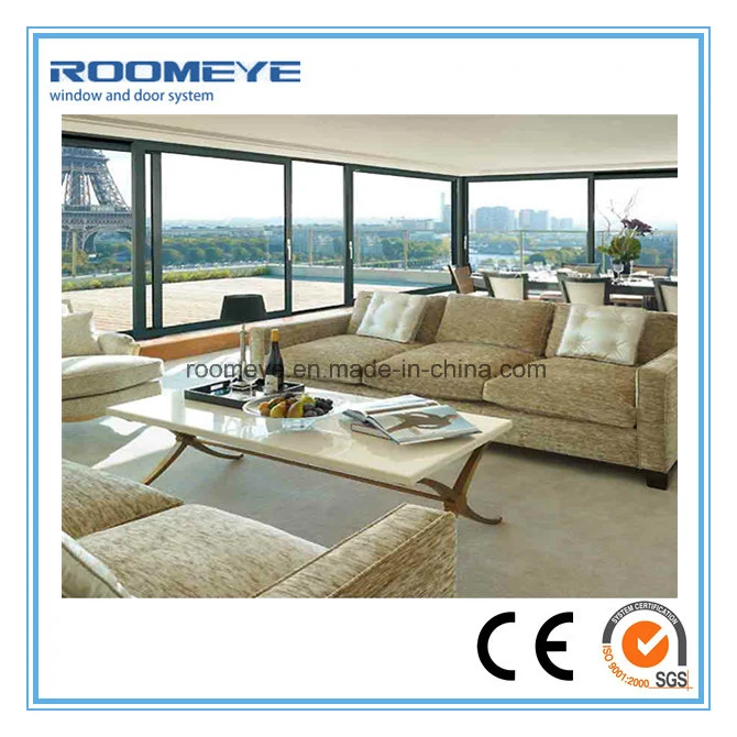 Roomeye 2.0mm Environmental/Soundproof/Fireproof Aluminium Doors Sliding Open Style