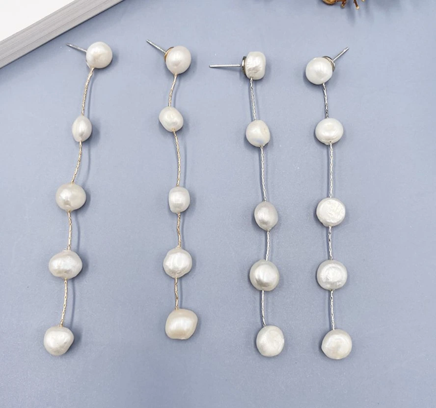 Fashion Natural Pearl Long Earring Jewelry. Fashion Fresh Water Long Earring Jewelr, Fashion Accessories