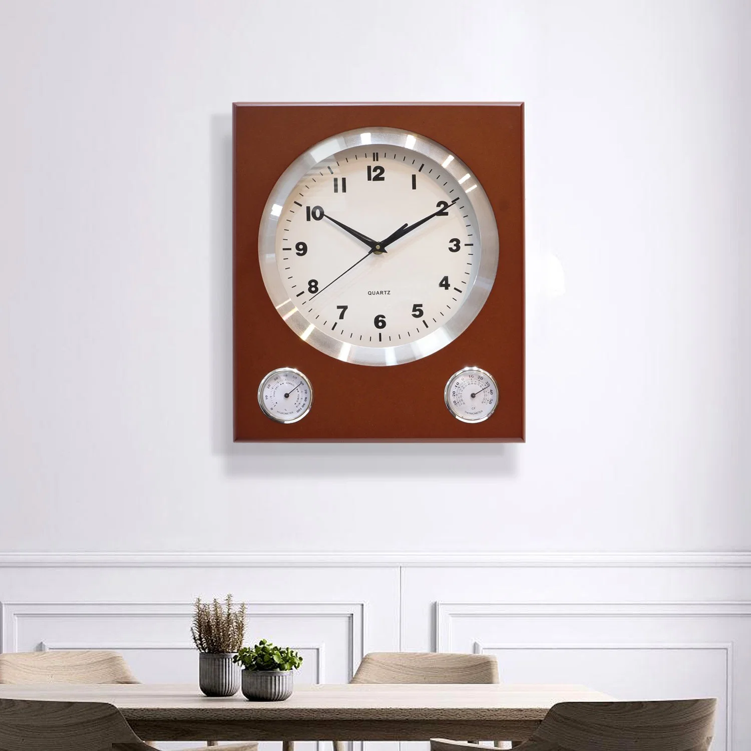 precio de fábrica a diario Home decorar en blanco de sublimación de madera MDF de reloj de pared