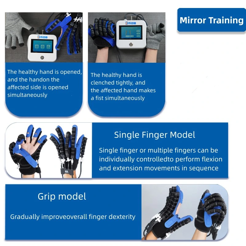 Gant de robotique utilisée pour tous les jours de formation de réadaptation de course