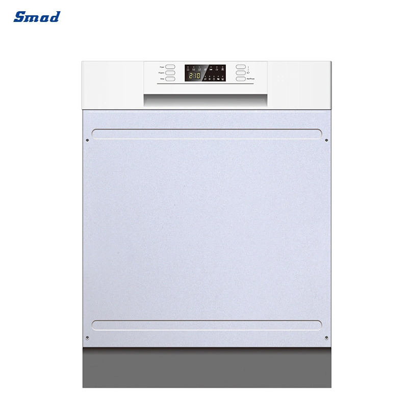 24 Inch Width 60Hz Integrated Kitchen Dishwasher with LED Display