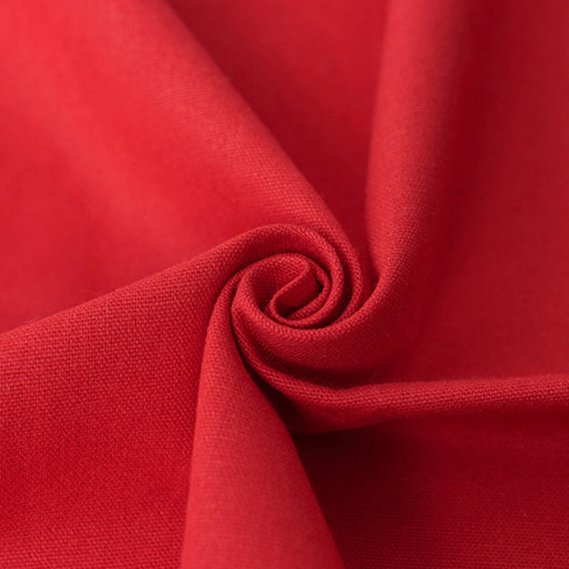 Polyester Cotton Solid Dyed Uniform Soft Canvas Fabric for Shoes Tents