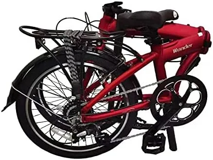 20'' Shimano Folding Bike, Aluminium Frame, 7 Speeds, Mechanical Disc Brakes. Space-Friendly, Easy to Carry for Everyday Use. Customization Available!