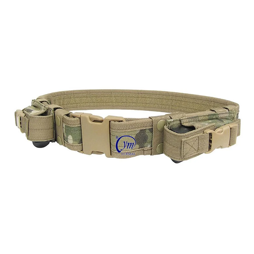 China Manufacturer Army Tactical Belt Oxford Material Weaving Military Belt