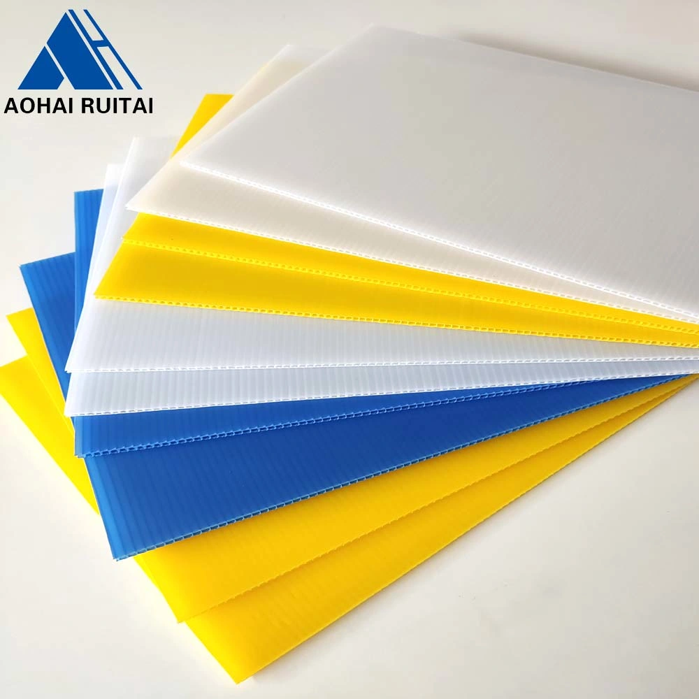 Waterproof Correx Fluted Coroplast PP Corrugated Plastic Hollow Panel