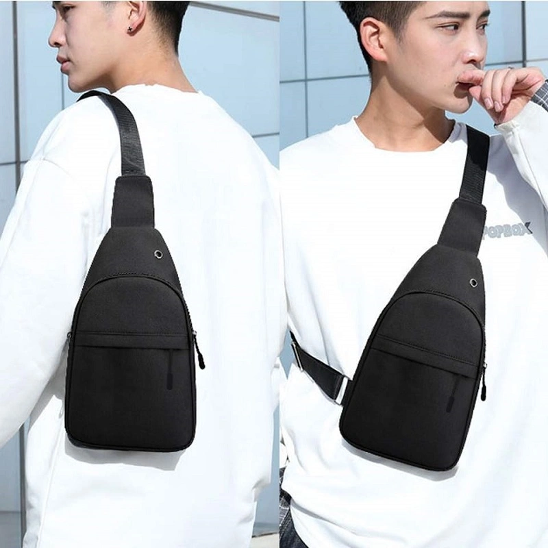 Fashion Crossbody Sports Smell Proof Men Single Shoulderbag Chest Bag