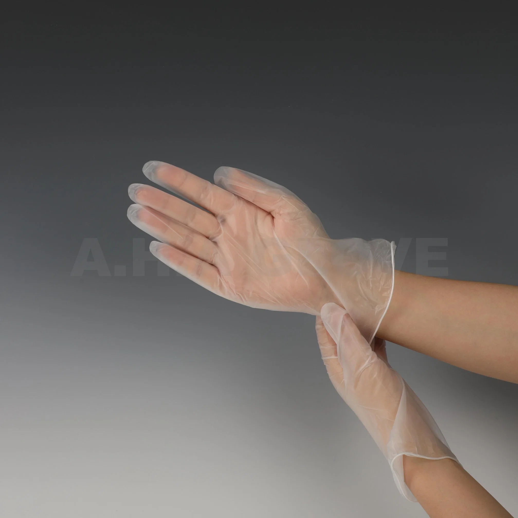 Cheap Clear Hand Glove Disposable PVC (Vinyl) Examination Gloves Powder Free Transparent