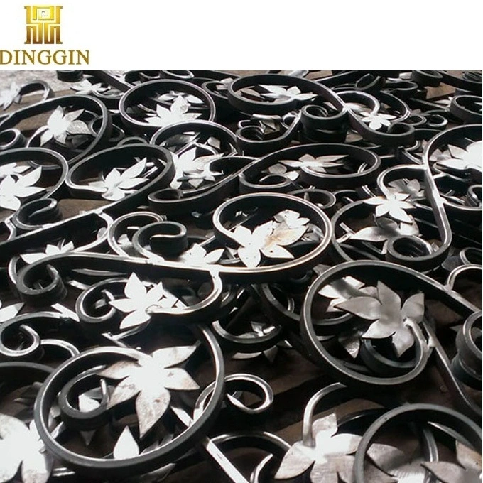 Customized Wrought Iron Components for Decoration