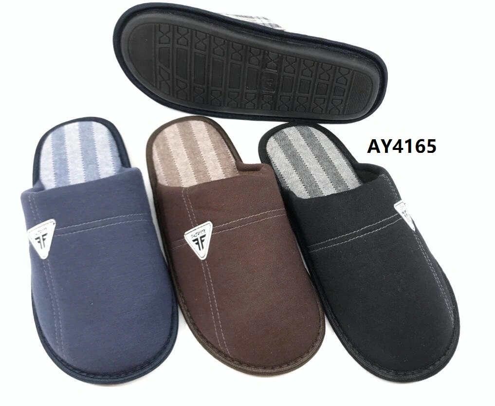 2021 Newest Collection Cloth Material Good Sale Man Indoor House Shoes