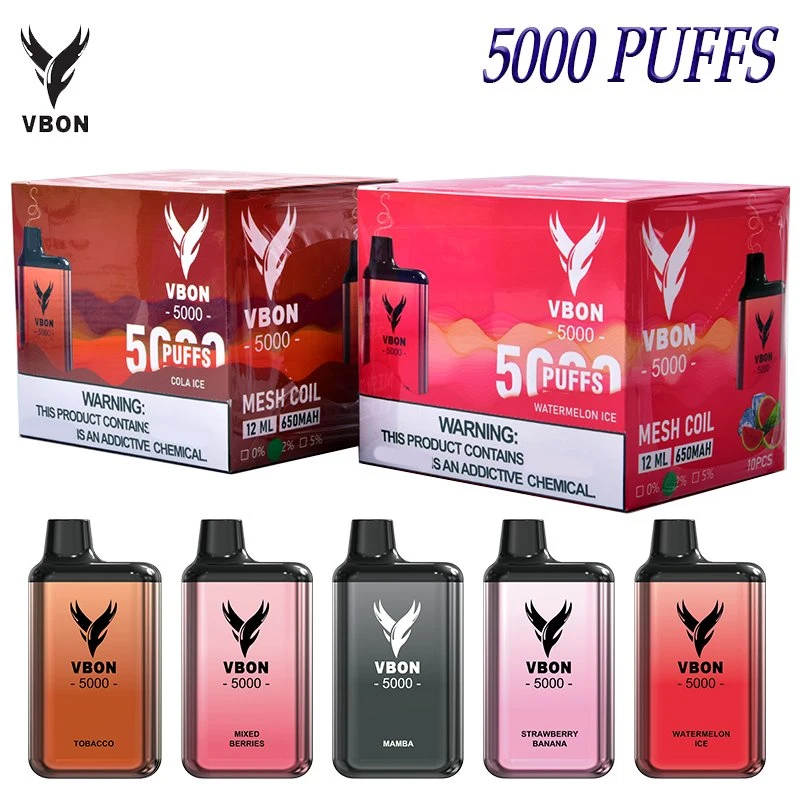 New Coming 2023 Vbonbar 5000 Puffs Flavor*20 Variable Nic vape Vape