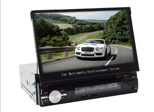 مشغل أقراص DVD للسيارة المزود بشاشة قابلة للسحب مقاس 7 بوصات مع تقنية Bluetooth®