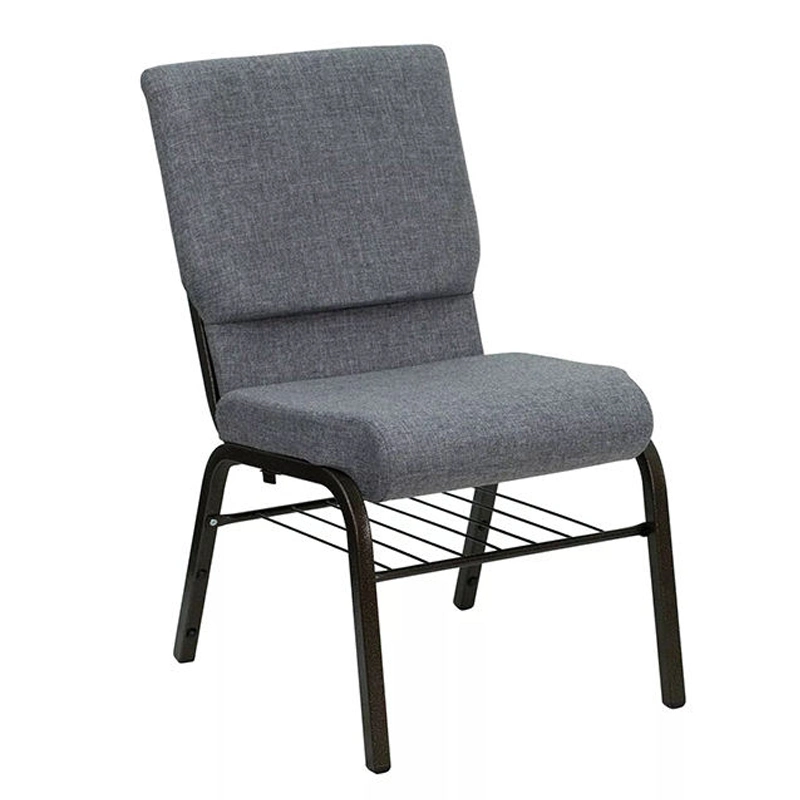 New Design Popular Church Chairs Metal Stackable Soft Church Chairs