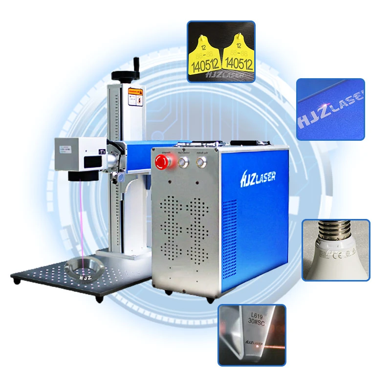 Super Mini 20 Watt Fiber Laser Marking Machine for Logo Printing